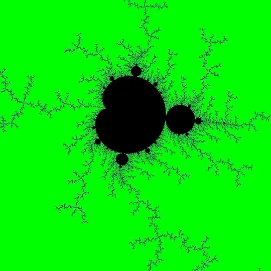 zoomed in on mini-mandelbrot in cubic mandelbrot