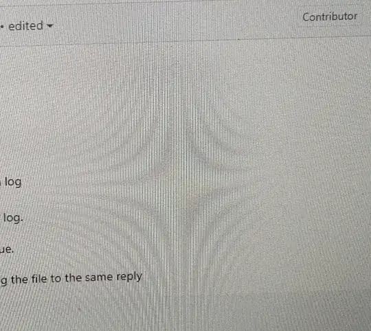 Moiré pattern on my screen