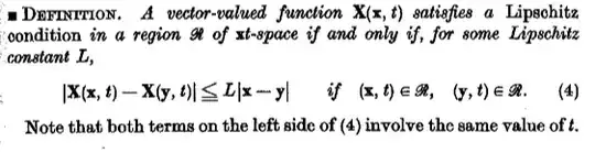 I found the following definition in a source while reading Existence and Uniqueness of solution of IVP