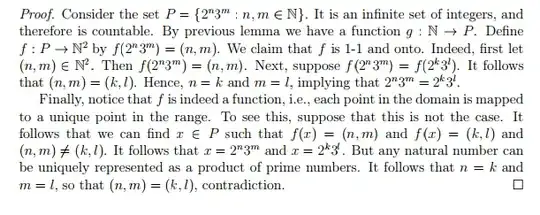 PROOF of the above statement