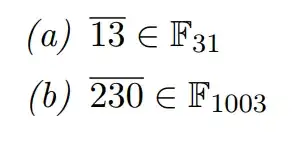 Exercise tasks a and b