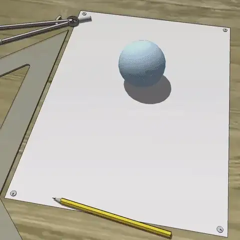 Surface area calculation for a sphere