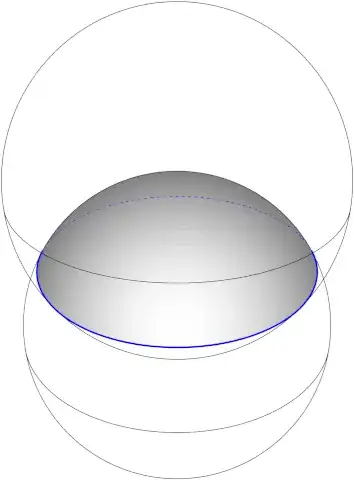 The intersection of two spheres