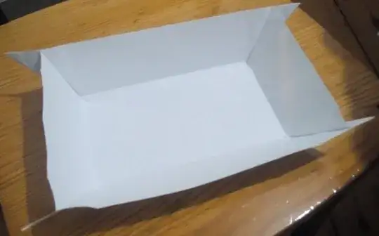 paper holds water glued