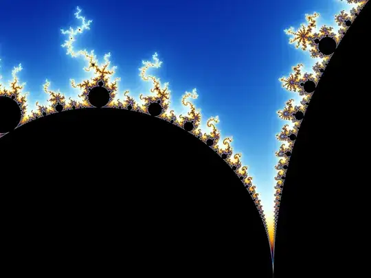 An image of the Mandelbrot set.