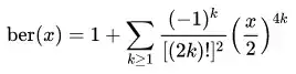 ber(x)