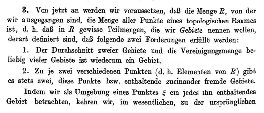 Alexandroff's definition