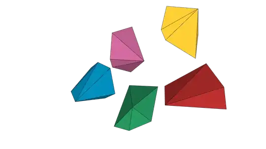 snapshot of the types of simplicial decahedra