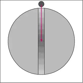 Tunnel through an asteroid