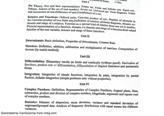 Details of the topics