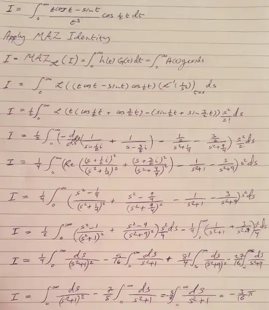 This is very old exercise has been evaluated by applying MAZ Identity