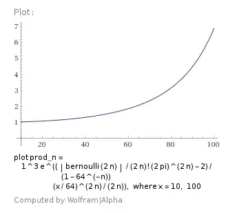 The reminder series exponent