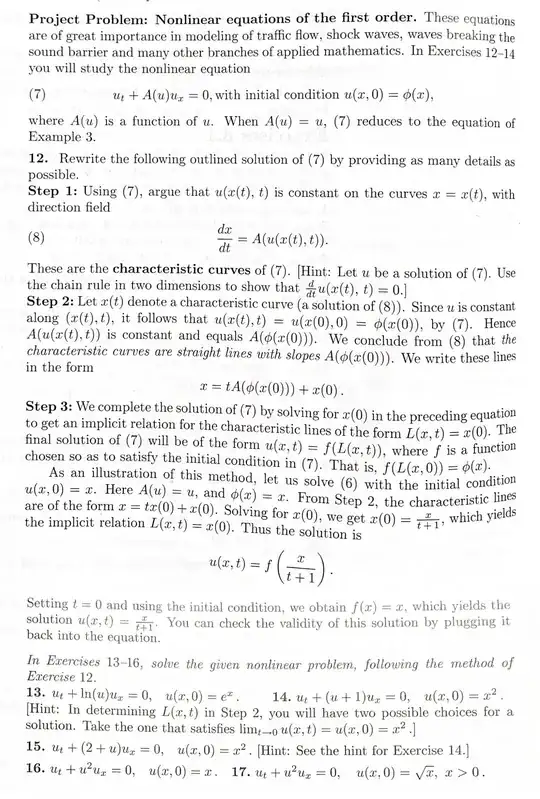 Page from book containing the problem