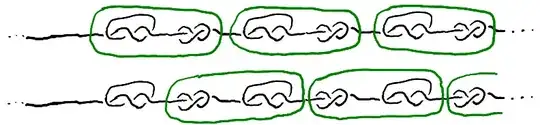 Two ways of decomposing the longer knot
