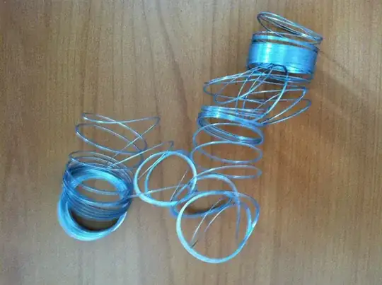 A tangled slinky.