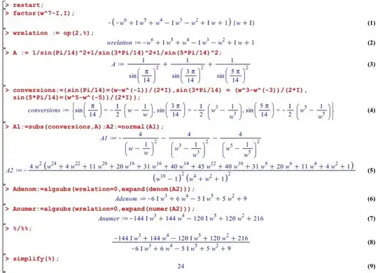 Maple used for writing...