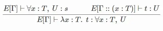 An inference rule taken from Coq's foundation that looks pretty complicated.