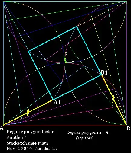 ReglrPolygonInsideAnother