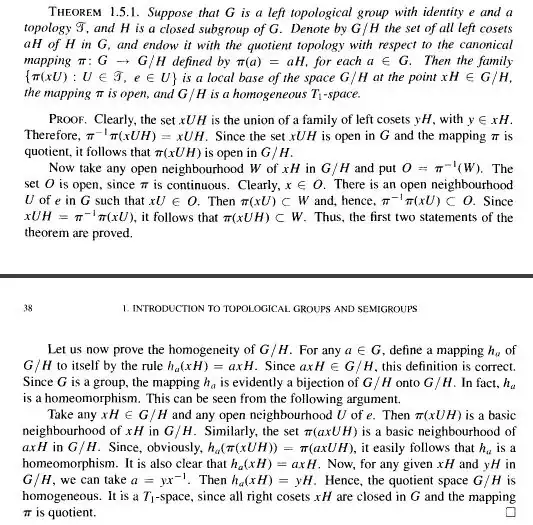 A. Arhangel'skii and M. Tkachenko, Topological Groups and Related Structures, Atlantis Press, 2008.