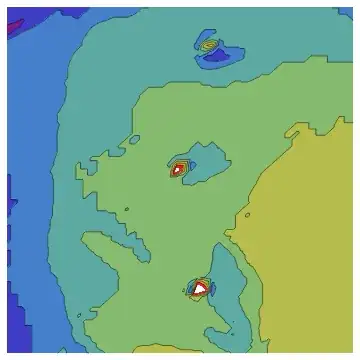 Analyzed photo with rainbow filler, has closed loops.