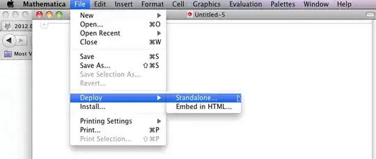 screenshot of appropriate menu