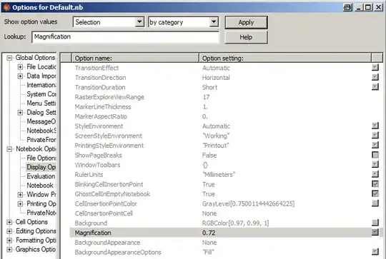 the same situation in OptionsInspector
