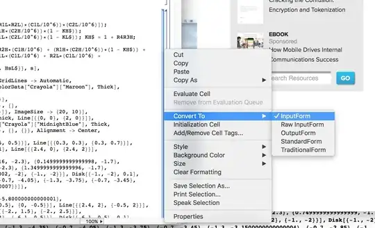 convert cell to 'input form'