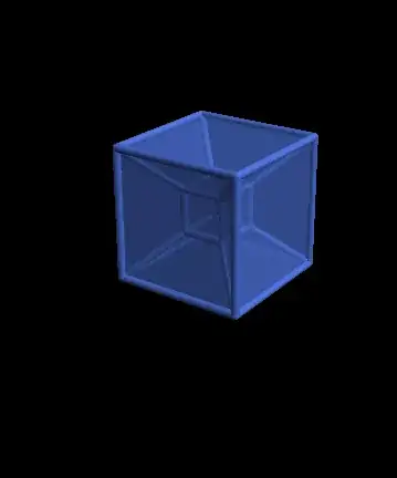 rotating tesseract