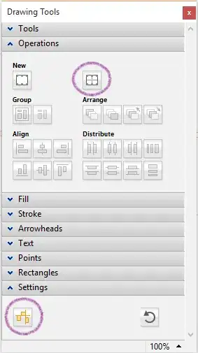 new Drawing Tools palette