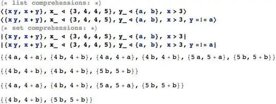 syntax examples of monad comprehensions