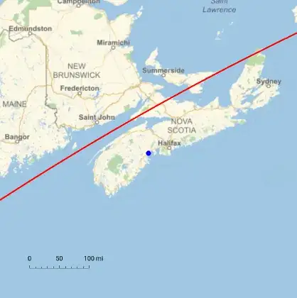 geodesic and Oak Island