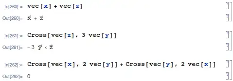 samples of vec's behavior