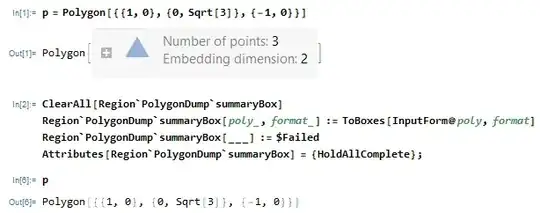 Disablingthe SummaryBox for Polygon