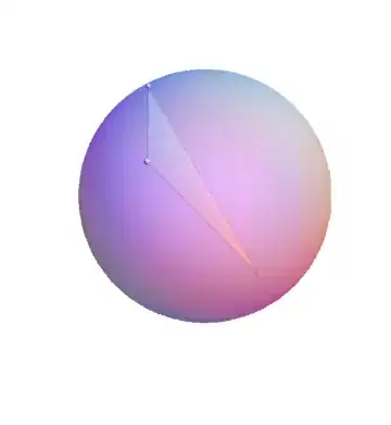 circumsphere for a 3D triangle