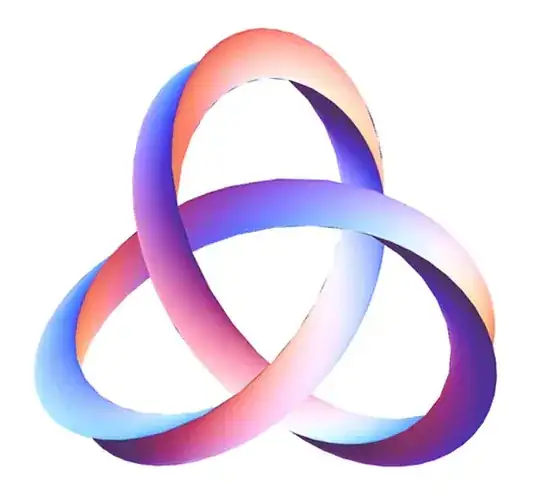 Trefoil knot extruded with a deltoid