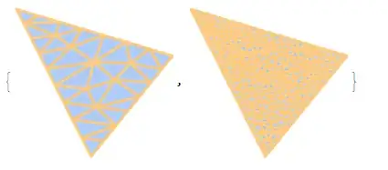 1 triangle with Max cell measure