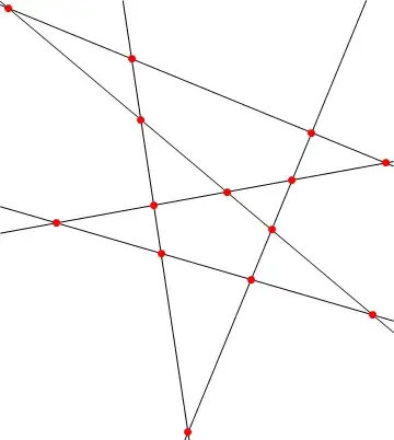 lines intersections spaced out