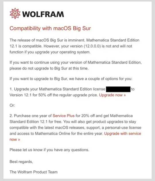Wolfram email