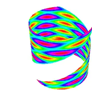 two-faced colored cylinder