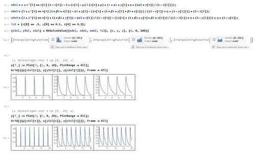Oregonator system solution