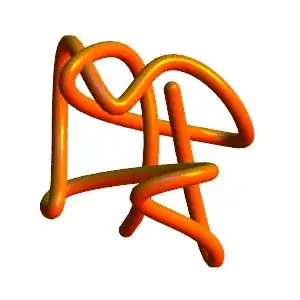 tube through random points