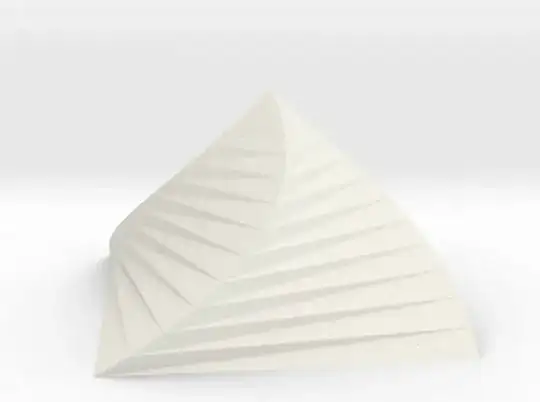 twisted 3D pyramid