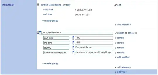 using the 'instance of' property