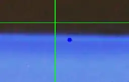 picture taken with blue LED back light + a bit white front light