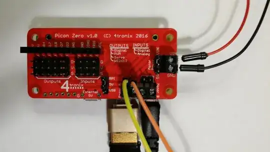 Closer view on the picon board