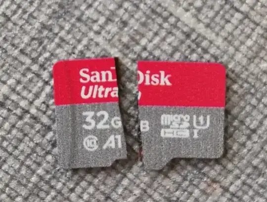 broken sd card