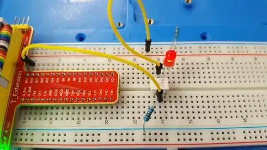 Board with optocoupler 4N35 and led