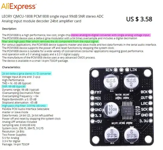 pcm1802 module features