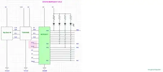 MCP23017 with interrupt