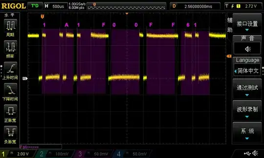 nec ir code of button digit 1
